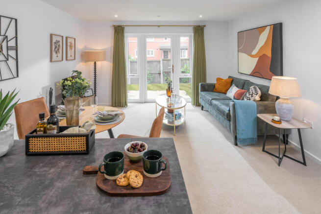 Show home living room (2 bedroom apartment)